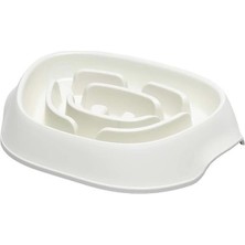 AyrStore Slomo Hızlı Yeme Önleyici Mama Kabı - Beyaz 950 ml
