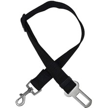 AyrStore Evcil Hayvan Araç Emniyet Kemeri Kedi Köpek Seyahat Araba Oto Tasması Siyah Tek Ebat