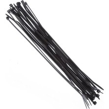 AyrStore Tek-Iş 523710 Kablo Bağı 20 Adet, Siyah, 200X2.5MM