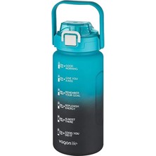 AyrStore 1500ML -Yenilenen Renkler- Pipetli/pipetsiz Kullanım Çift Renk Softtouch Motivasyon