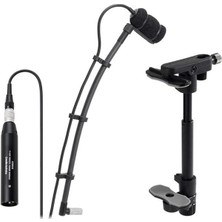 AyrStore Audio-Technica ATM350GL Uzun Gitar Montajlı Kardioid Enstrüman Mikrofonu