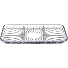 AyrStore Paşabahçe, Masaüstü, Elegant Bölmeli Dikdörtgen Tabak, 162X276 Mm, Tekli Hediyelik Kutu