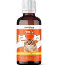 AyrStore Kediler Için Plus B Damla 50ML ve Tüy Dökülmesini Engelleyici Biotinli Tüy Sağlığı Damlası