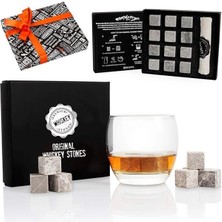 AyrStore Viski Taşı | 12 Parça Viski Soğutucu (Gri)