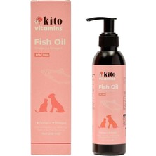 AyrStore Balık Yağı 200 ml (Kedi ve Köpekler Için Omega 3 & 6 Içerikli Deri, Tüy, Eklem ve Kalp Sağlığı