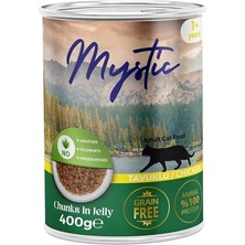 AyrStore Mystıc Yetişkin Kedi Tavuklu ve Jöleli Konserve Mama 400 gr