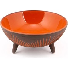 AyrStore Dekoratif Sunum Kasesi, Seramik Ayaklı Sunum Kasesi, Servis Kasesi, Servis Tabağı, Kase, Tabak