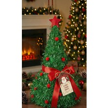 Eros Party Lüks Ithal Büyük Çam Ağacı Süslü Yıldız Tepeli Ağaç Yılbaşı Noel Parti Şapkası