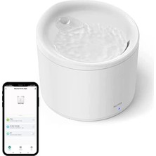 AyrStore Evcil Hayvan Akıllı Su Kabı, Su Pınarı Wifi Bluetooth Destekli - Uv Teknoloji - Uygulama ile