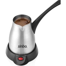 AyrStore SCM-2967 Elektrikli Cezve – Inox Paslanmaz Çelik Gövde, Emniyet Sistemli, 360° Döner Taban