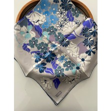 Belli Amber Desen Twill Ipek Eşarp