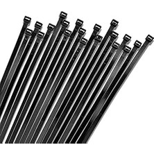 AyrStore Hes  Cırtlı Plastik Kelepçe 36X200 100 Adet Siyah (Kablobağı)