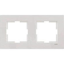 AyrStore Karre Ikili Çerçeve, Beyaz