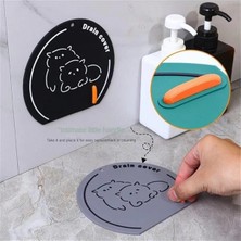 AyrStore Banyo ve Mutfak Lavabo Koku Önleyici Gider Koruyucu Silikon Sızdırmaz Ped 1 Adet Mavi