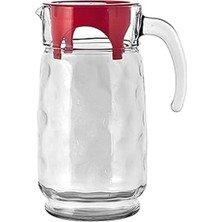 AyrStore Space Kırmızı Akrilik Kapaklı Sürahi - Tekli - 1650CC