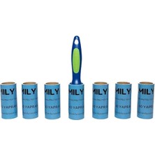 AyrStore Family Co. Kedi Köpek Saç Kıl Tüy Toplayıcı Rulo 1 Rulo 6 Yedek Her Biri 60 Yaprak