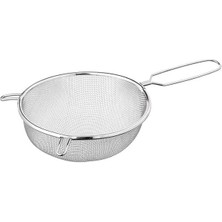 AyrStore Idealisk 20 cm Paslanmaz Çelik Metal Süzgeç