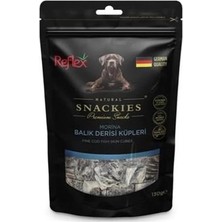 AyrStore Morina Balığı Derisi Küpleri Köpek Ödül Maması 130 gr