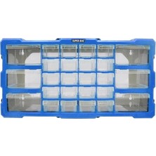 AyrStore Süper Bag Mono Blok Çekmece Seti 26'li Hobby Organizer Seti Monoblok Çekmece Vida Dübel Kutusu Takı