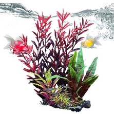 AyrStore Akvaryumlar Için Bitkiler - Çevre Dostu Sahte Su Tesisleri,akvaryum, Otel Lavabo, Restoran