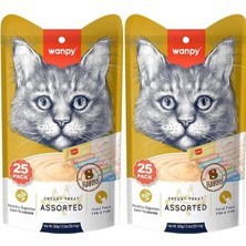 AyrStore Karışık Sıvı Kedi Ödülü Ra-Mi x (25 x 14 Gr) x 2 Adet