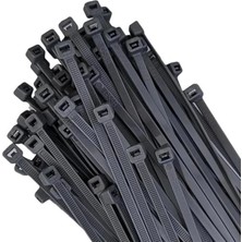 AyrStore 100 Adet Elektrik Kablosu Kablo Bağı Klips Plastik Kelepçesi Cırt Cırt Kelepçe 30 Cm-3.6 mm (100