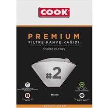 AyrStore Premium Filtre Kahve Kağıdı - Ebat 2, 80 Adet