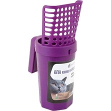 AyrStore Hazneli Kedi Kumu Küreği Rulo Çöp Poşeti, Çöp Poşeti Hazneli Kedi Kumu