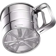 AyrStore Paslanmaz Çelik Tetikli Un Eleme Aparatı, Un Eleği, Un Eleyici, Pratik Mutfak Gereçleri