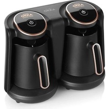 AyrStore OK006 Okka Minio Duo Türk Kahvesi Makinesi, 8 Fincan Kapasite, Taşma Önleyici, 800-960W, Bakır