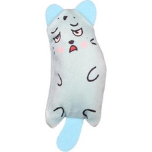 AyrStore Peluş Kedi Oyuncağı Kedi Otlu Catnipli Mavisi 1 Adet