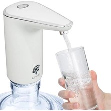 AyrStore Şarjlı Damacana Su Pompası Yeni Nesil Otomatik Gümüş XHB-060