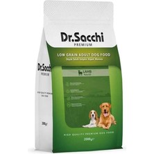 AyrStore Dr.sacchi Premium Düşük Tahıllı Kuzu Etli Yetişkin Köpek Maması 2 kg