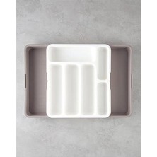 AyrStore Çift Taraflı Ayarlanabilir Organizer Çekmece Içi Kaşıklık Uzayabilen Çatal Bıçaklık Düzenleyici