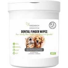 AyrStore Bitkisel Içerikli Kedi Köpek Diş Mendili 50 Adet | Tartar, Ağız Kokusu Giderici | Diş