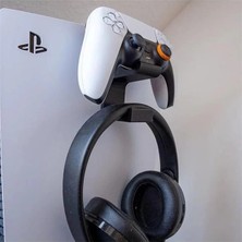AyrStore Ps5 Kulaklık ve Kol Standı [minimalist Tasarım] Sony Playstation 5 Için, Siyah