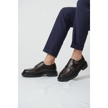 Tetri 0K575 Gody Model Hakiki Deri El Yapımı Erkek Kahverengi Casual Ayakkabı