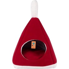 AyrStore Piramit Kedi Yatağı, Kırmızı
