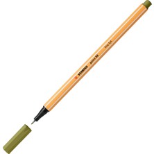 Kitabevimden Stabilo Keçe Uçlu Ince Kalem Bataklık Yeşili (10 Lu Paket)88/37