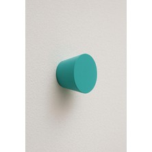 Orient Design Gök Mavisi - İskandinav Stili Ahşap Koni Askı