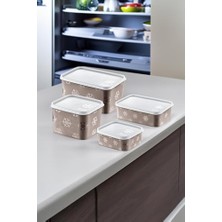Storemax 4'lü Set No Frost Saklama Kabı Terra (Tüm Boylar)
