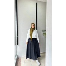 Kulvar Trend 5008 Beli Lastikli Cepsiz Oyşo Kumaş Etek