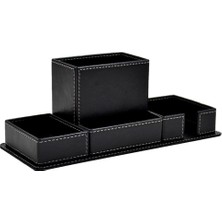 Kitabevimden Mimaks Masa Üstü Set Suni Deri 4 Bölme Dk-25