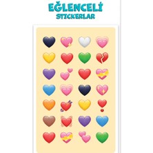 Kitabevimden Keskin Color Puffy Sticker Orta Boy Kalp 221206-99