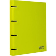 Kitabevimden Önder Raınbow Colors 4 Halkalı Pvc Sarı 122-20