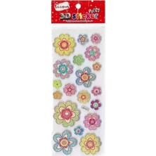 Kitabevimden Ticon Puffy Sticker Çiçek TPS-008/3