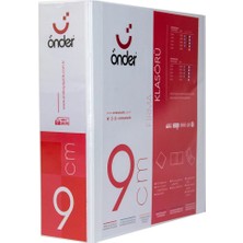 Kitabevimden Önder Sunum Klasörü 4 Halkalı 90 mm A4 Beyaz 2019-5