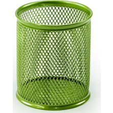 Kitabevimden Mas Kalemlik Metal Perforeli Silindir Yeşil 500