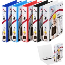 Kitabevimden Önder Sunum Klasörü 4 Halkalı 50 mm A4 Beyaz 2015-5