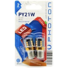 Photon P21W Amber (Turuncu) Exclusive Serisi PH7219 Na B2